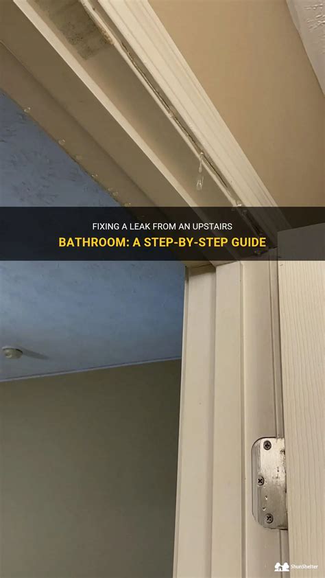 leak from upstairs bathroom|Fixing A Leak From An Upstairs Bathroom: A Step